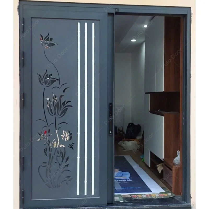Cổng trượt quay hệ hoàng gia nẹp rời CNC CMT03
