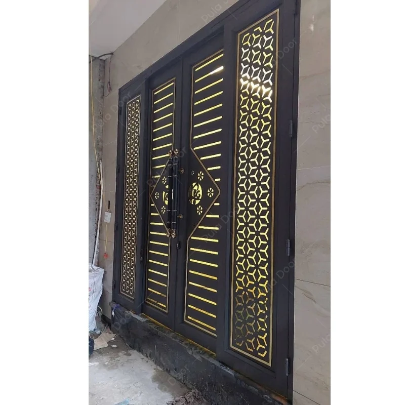 Cổng trượt quay Tài - Lộc hệ hoàng gia nẹp rời 8.0 CMT10