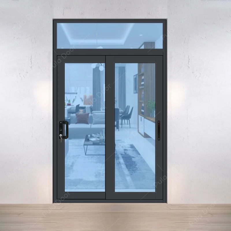 Cửa đi 2 cánh mở lùa nhôm Xingfa VN DV2L kèm fix