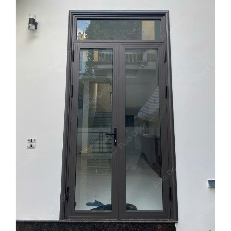Cửa đi 2 cánh mở quay nhôm Xingfa VN DV2Q kèm fix