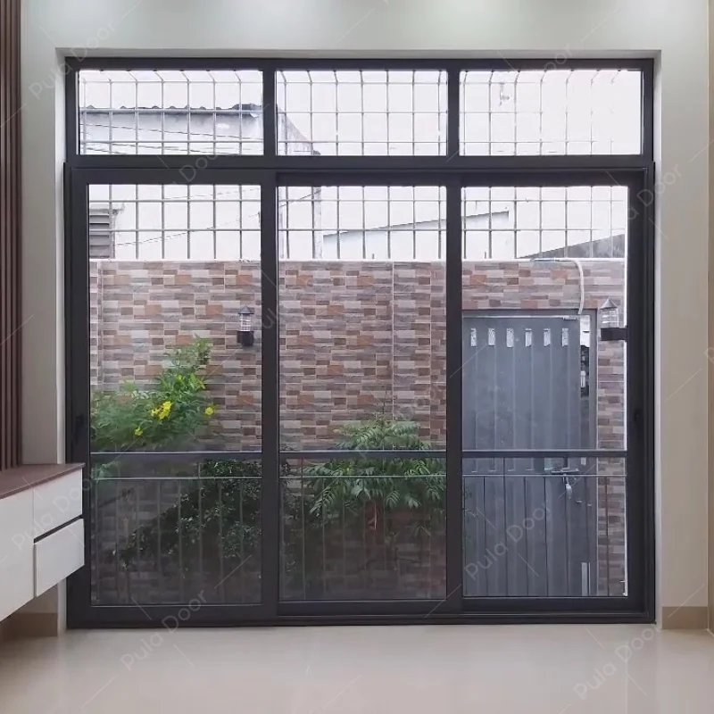 Cửa đi 3 cánh mở lùa nhôm Xingfa VN DV3L