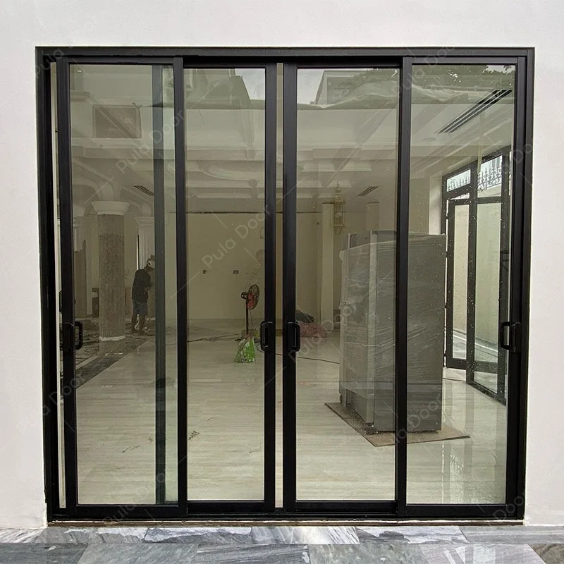 Cửa đi 4 cánh mở lùa nhôm Xingfa VN DV4L