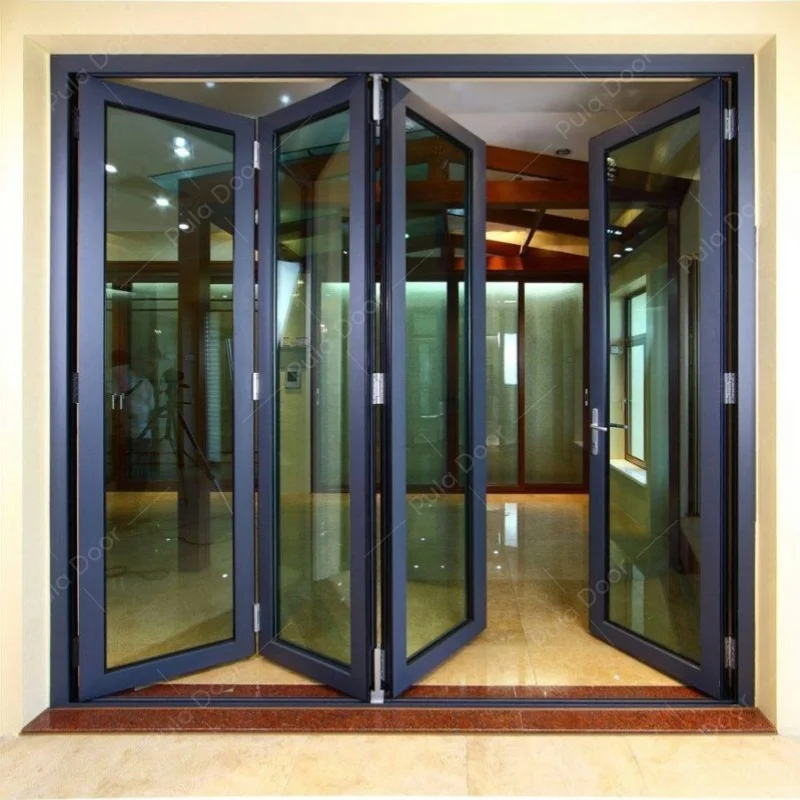 Cửa đi 4 cánh mở xếp trượt nhôm Xingfa VN DV4X