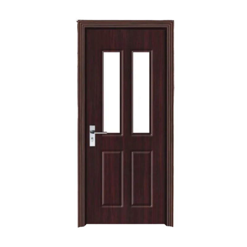 Cửa gỗ nhựa Composite ô kính 2 ô huỳnh PDO19