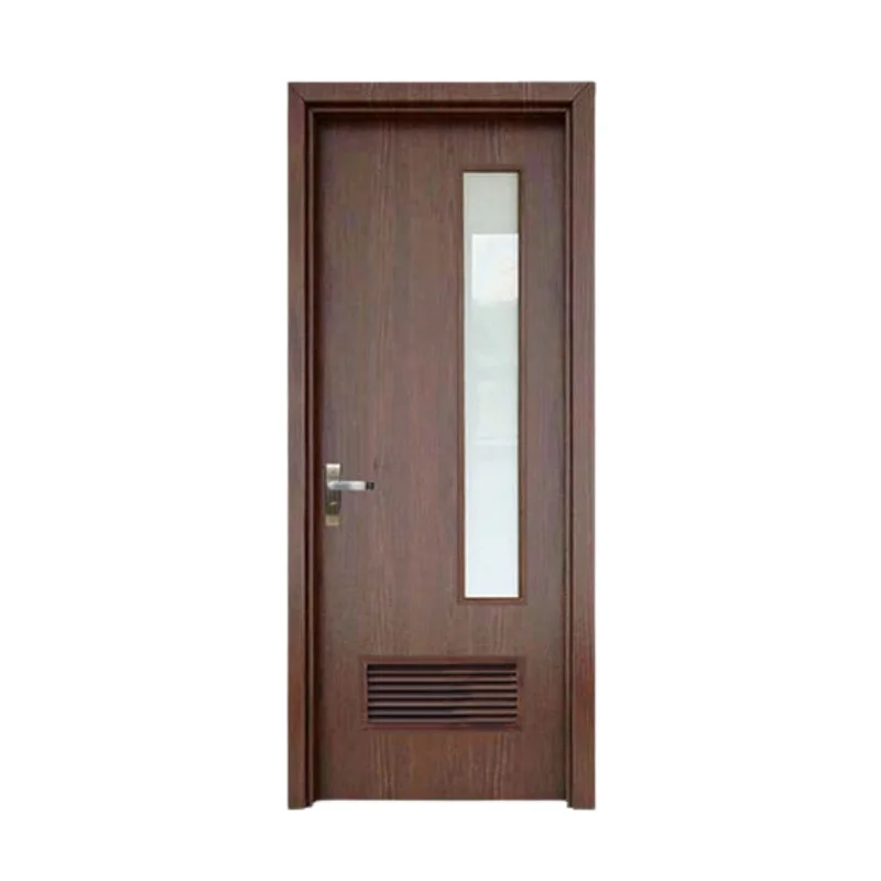 Cửa gỗ nhựa Composite ô kính kèm ô chớp PDO15