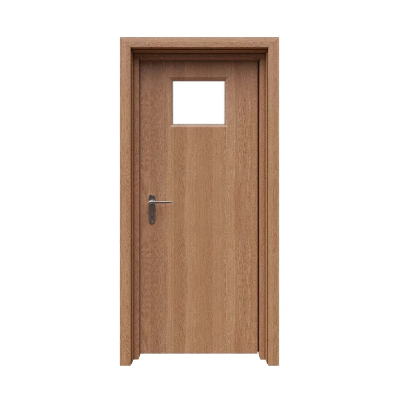 Cửa gỗ nhựa Composite ô kính PDO05