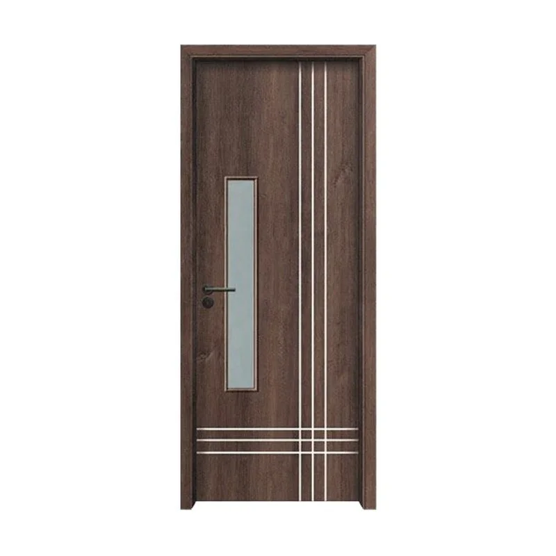 Cửa gỗ nhựa Composite ô kính soi chỉ PDO07