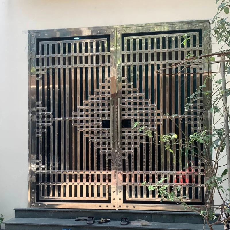 Cửa inox 304 CI02 2 cánh