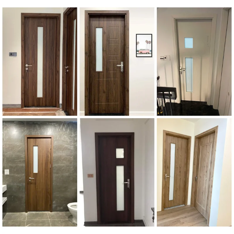 Cửa Composite soi chỉ thực tế bàn giao cho nhà khách hàng