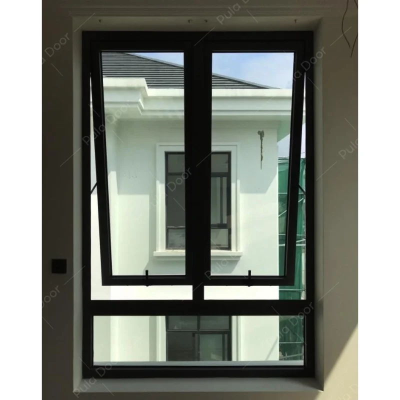 Cửa sổ 2 cánh mở hất 2 cánh nhôm Xingfa VN XV2H tại công trình ở Hà Nội