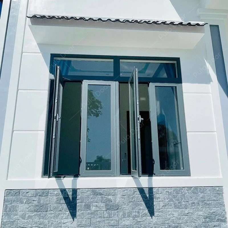 Cửa sổ 4 cánh mở quay nhôm Xingfa VN XV4Q