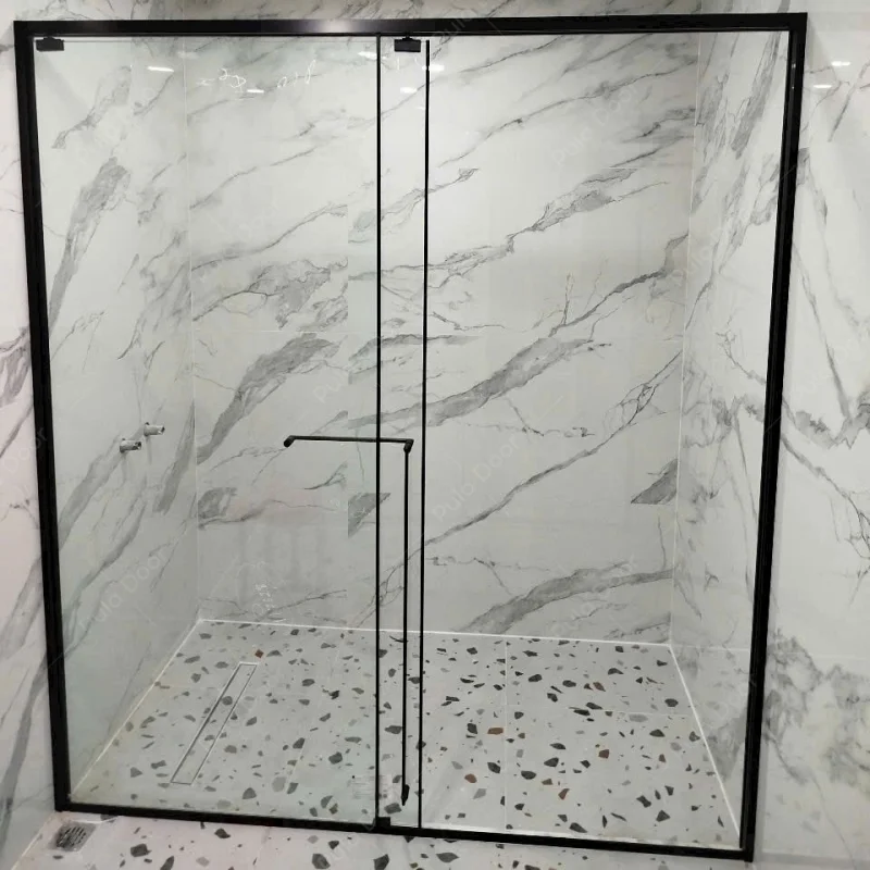 Vách kính cố định hệ 55 Xingfa nhập khẩu làm vách ngăn nhà tắm